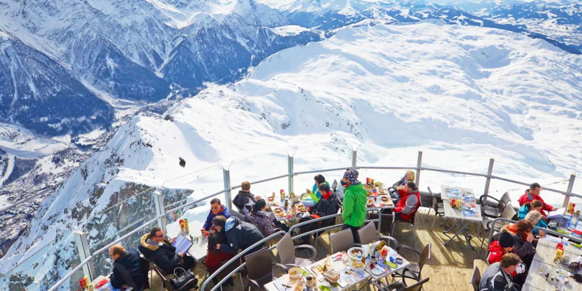 As skiers get older, they tend to enjoy the restaurants and views more, which improves their mindset on the slopes