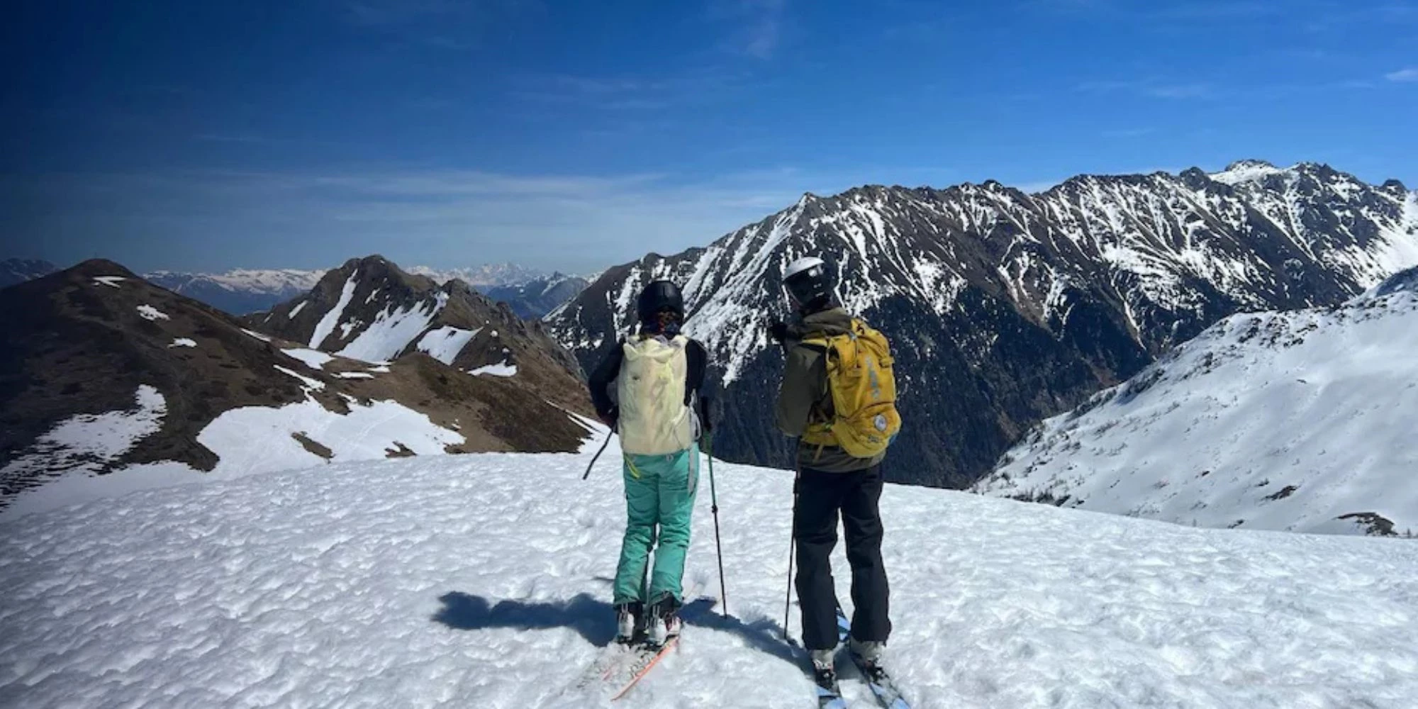 Dartford says her instructor for the week, Cyril, inspired her to approach skiing differently